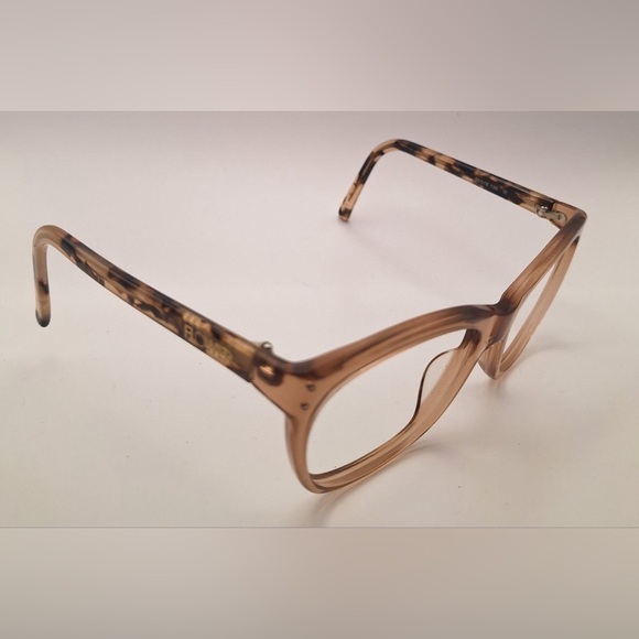 Flower 1003 688 Brown Oval Sunglasses Frames Only - Picture 1 of 8